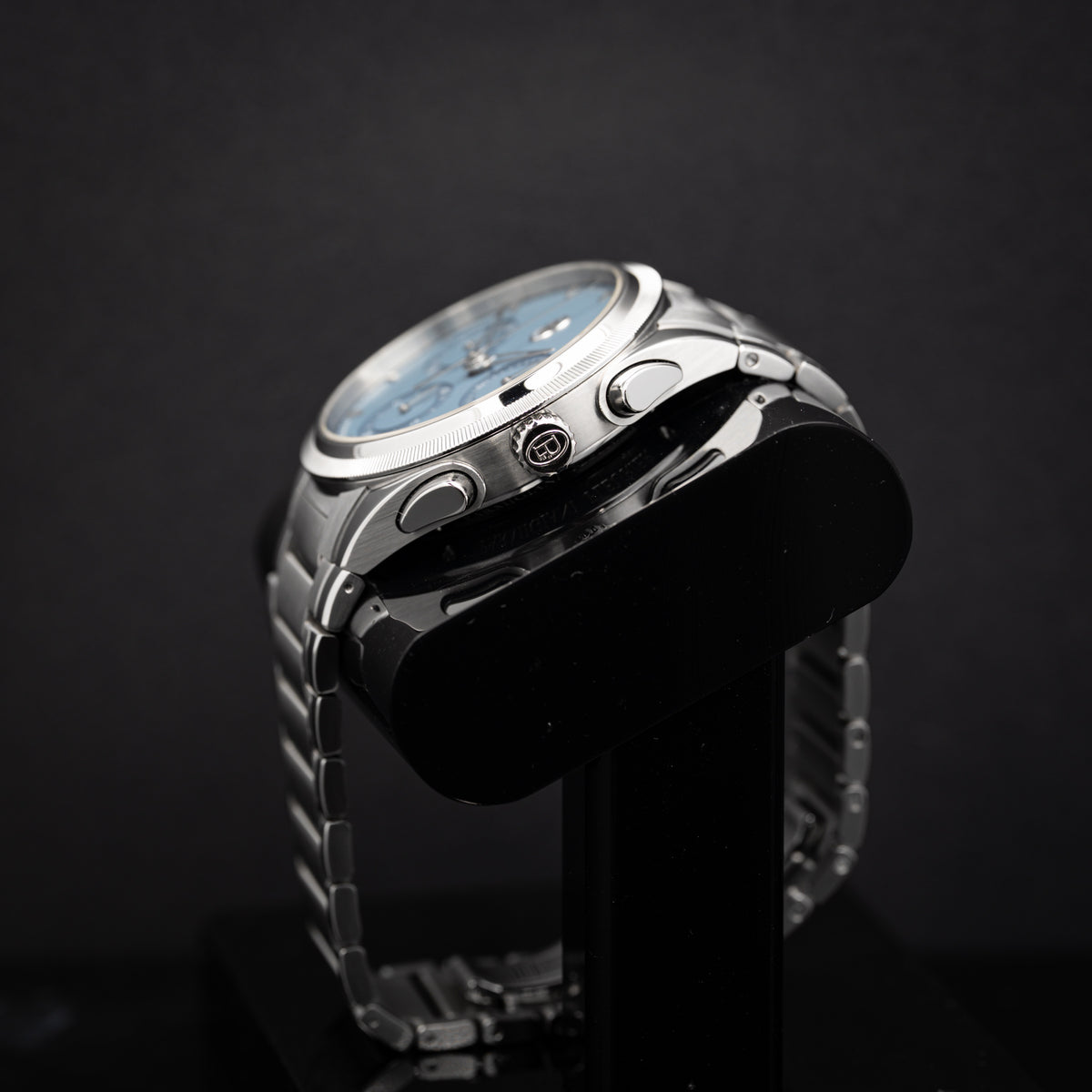 Parmigiani Fleurier Tonda PF Chronograph PFC917-1020001-100182, 40mm Steel and Platinum, Mineral Blue