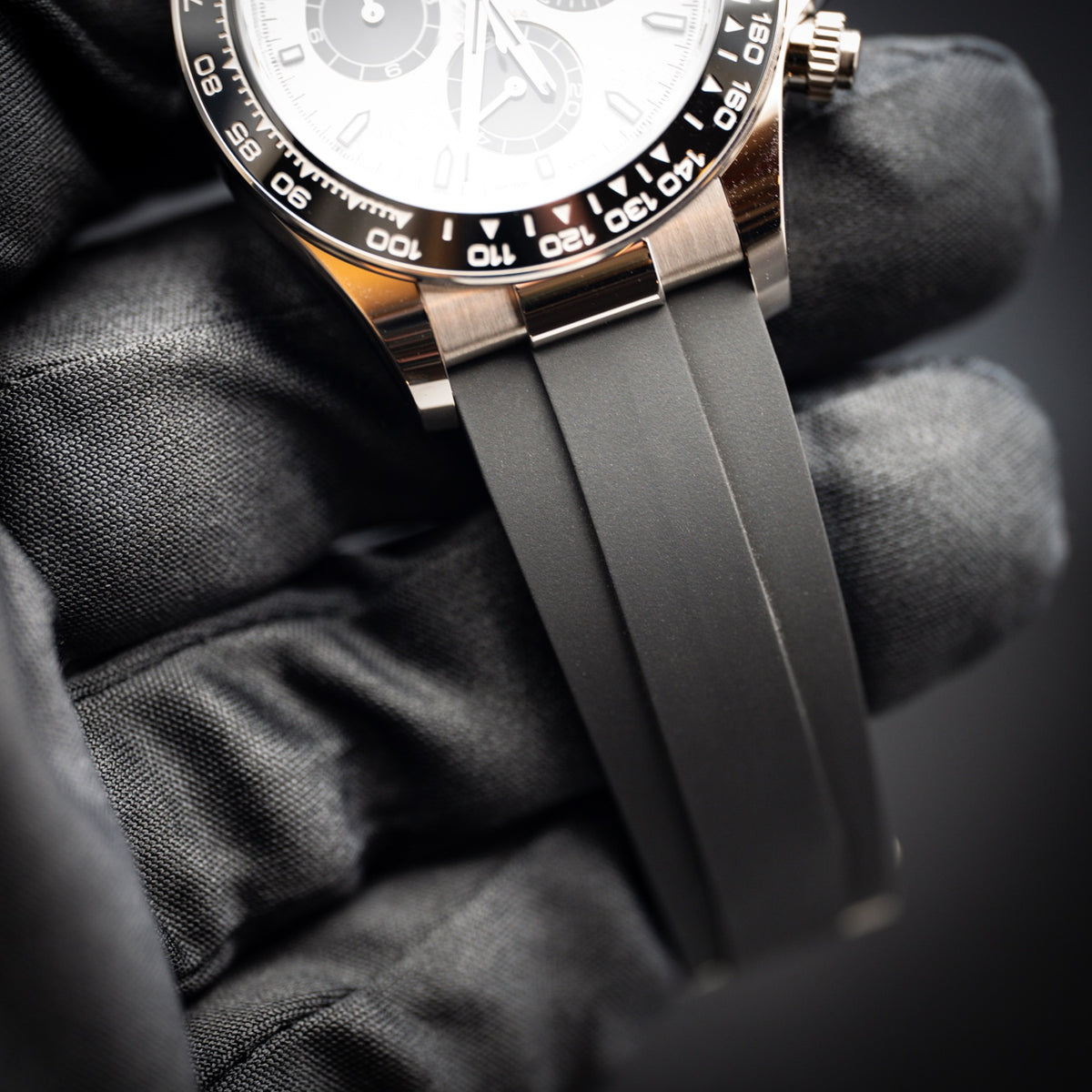 Rolex Cosmograph Daytona 126519LN-0007 40mm 18K White Gold, Meteorite Dial, Oysterflex
