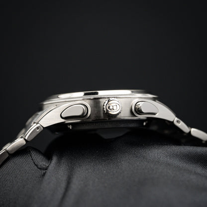 Parmigiani Fleurier Tonda PF Chronograph PFC917-1020001-100182, 40mm Steel and Platinum, Mineral Blue