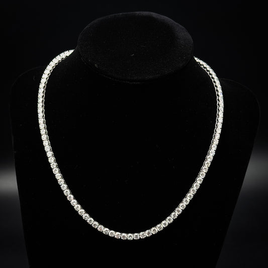 20 carat total tennis necklace