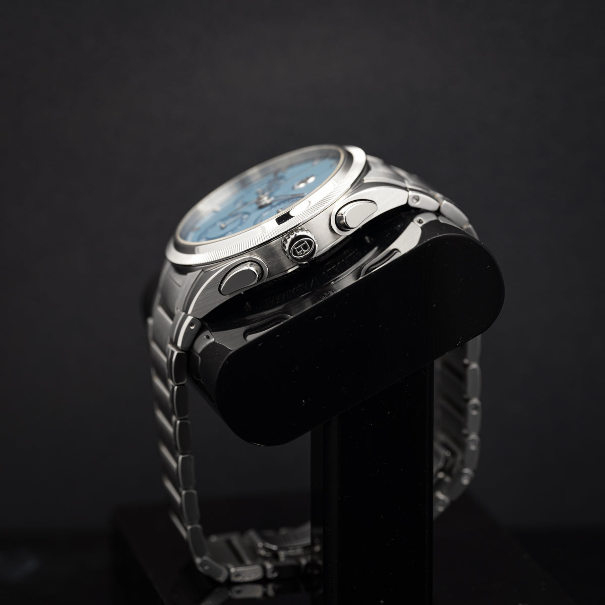 Parmigiani Fleurier Tonda PF Chronograph PFC917-1020001-100182, 40mm Steel and Platinum, Mineral Blue
