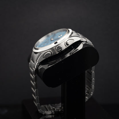 Parmigiani Fleurier Tonda PF Chronograph PFC917-1020001-100182, 40mm Steel and Platinum, Mineral Blue