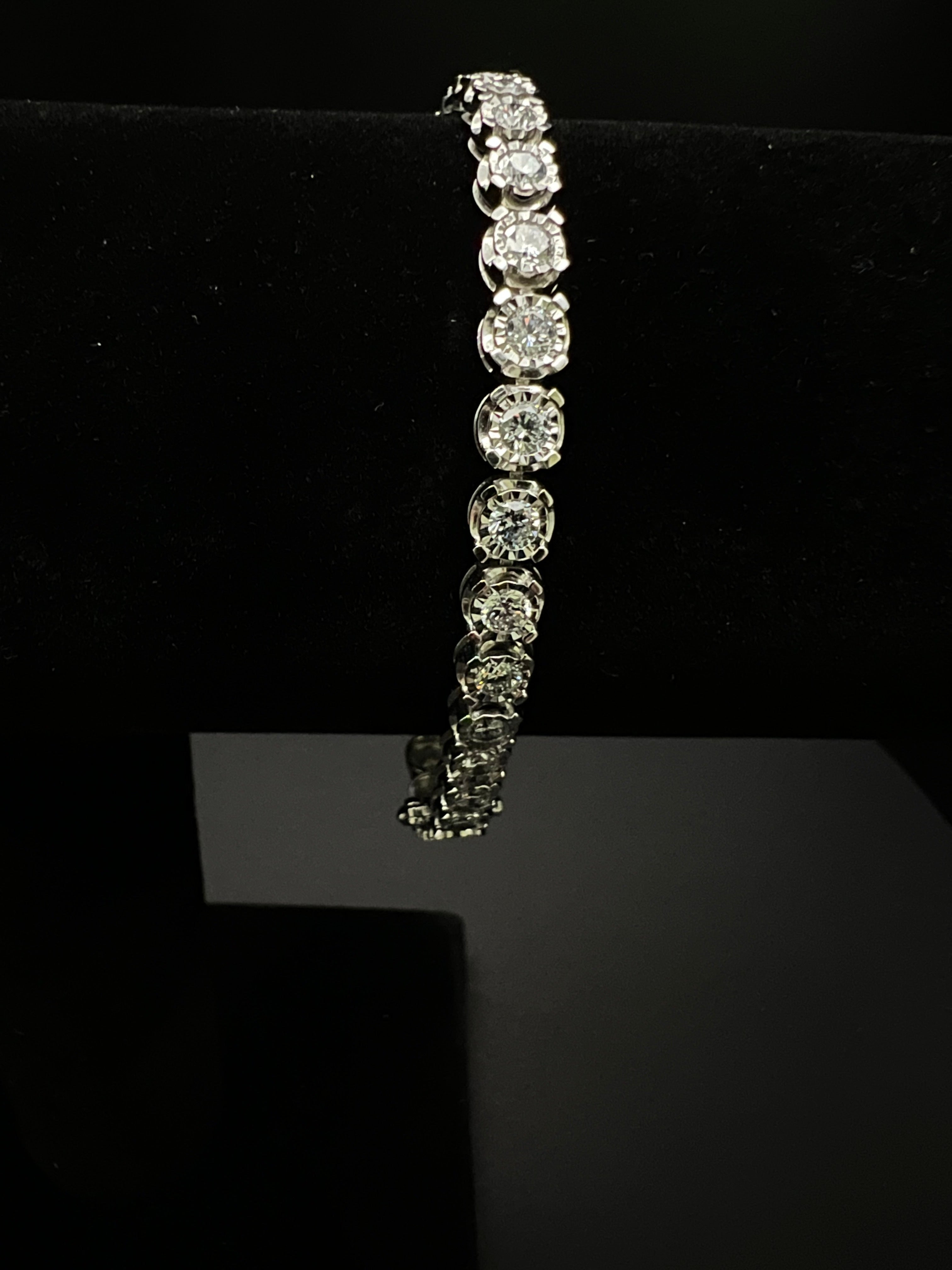 Bracelet 4-Prong Setting 5 CTW, 7 CTW and 10 CTW