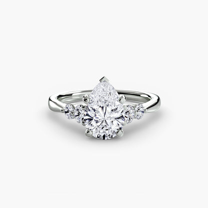 Solitaire with Shoulder Accents 2