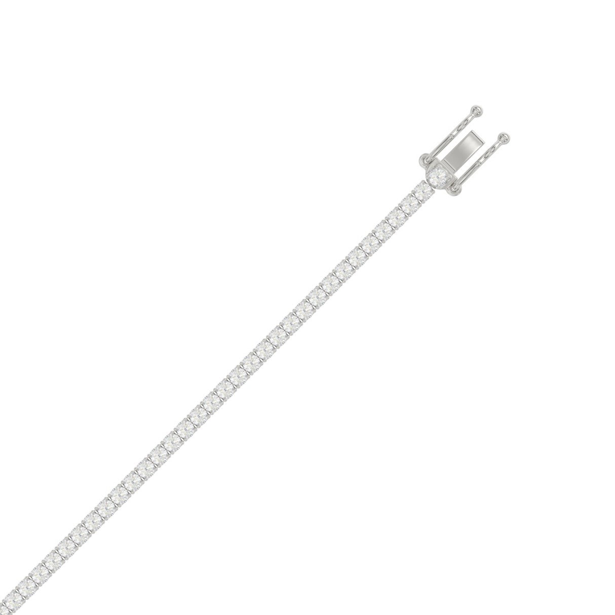 10K White Gold, top view