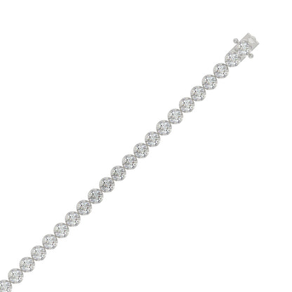 10K White Gold, top view