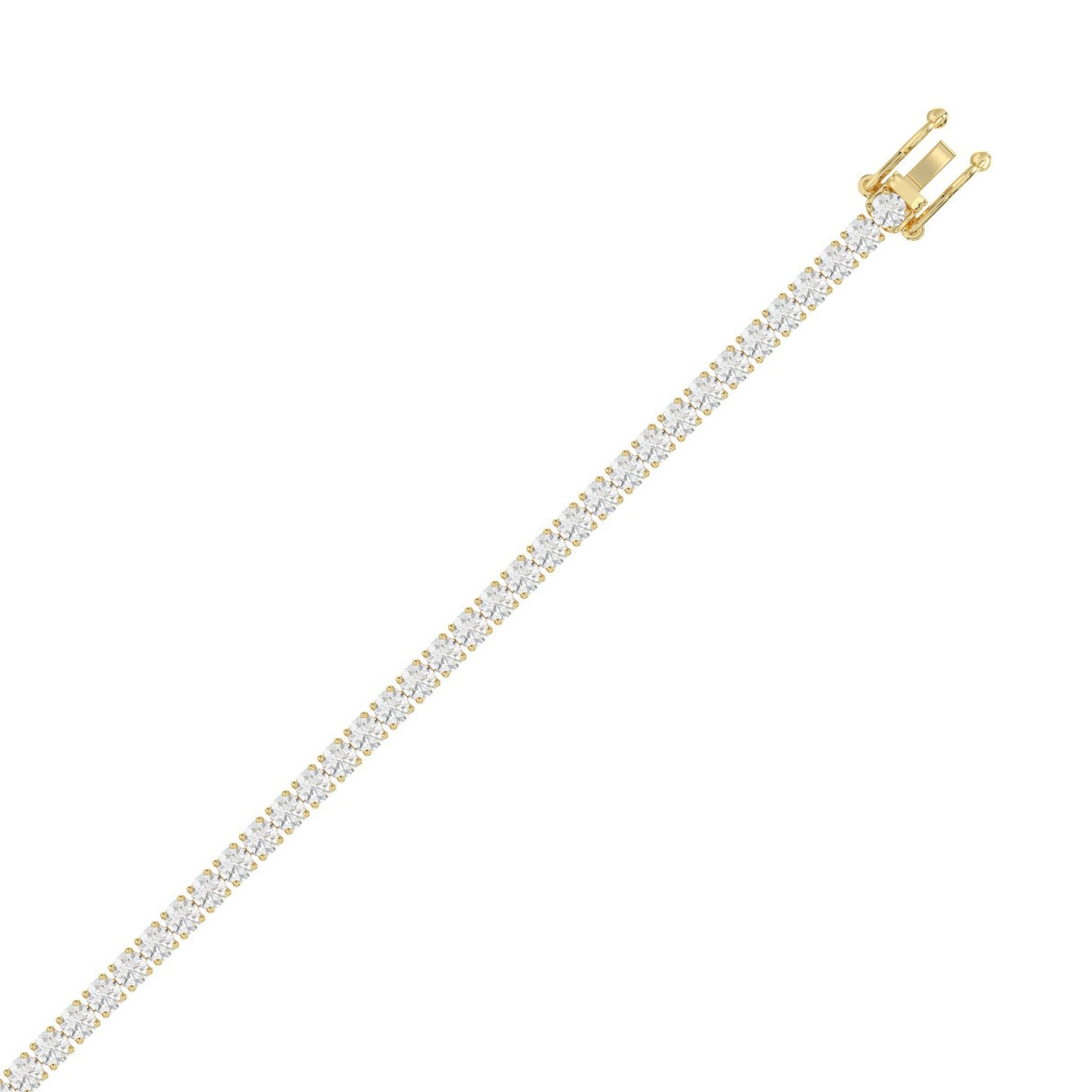 10K Yellow Gold, top view