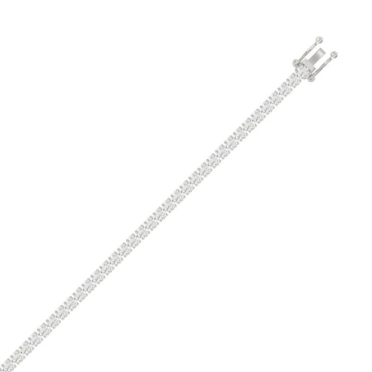 10K White Gold, top view
