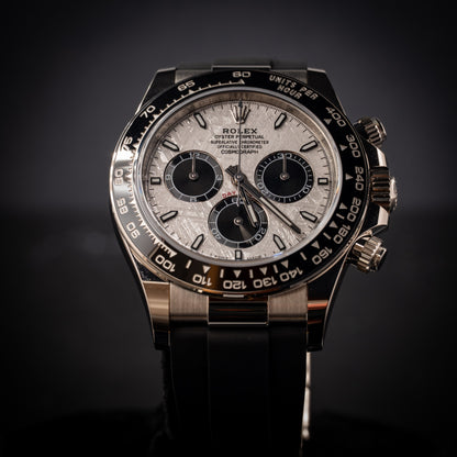 Rolex Cosmograph Daytona 126519LN-0007 40mm 18K White Gold, Meteorite Dial, Oysterflex