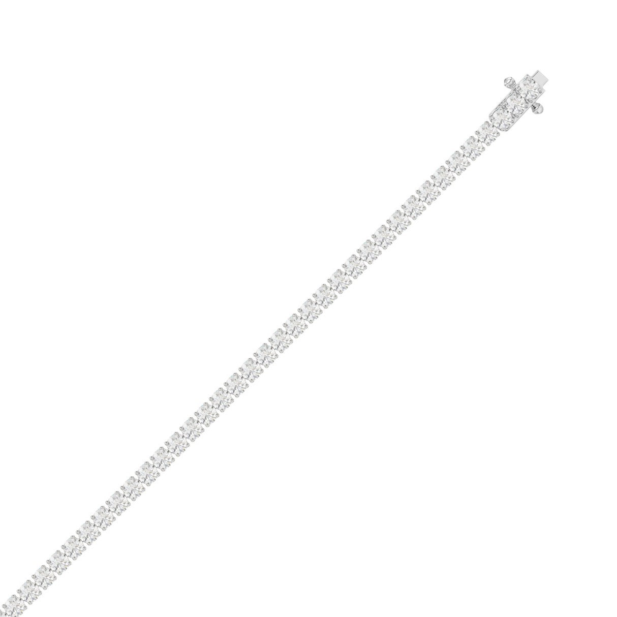 10K White Gold, flat view
