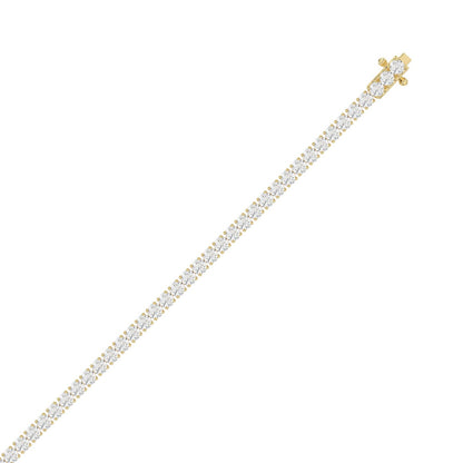 10K Yellow Gold, flat view